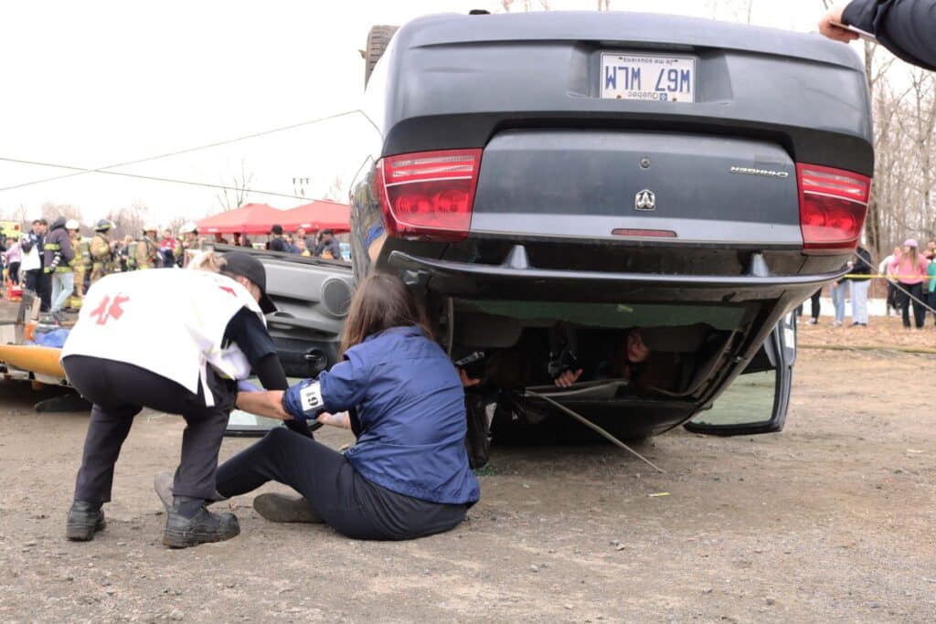 Simulation d'accident 2023