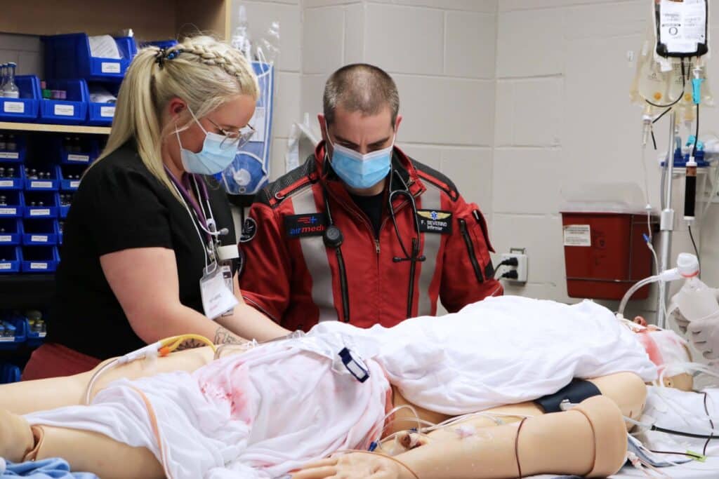 Simulation d'accident 2023