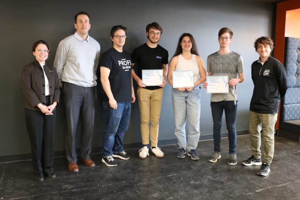 1er prix dans la catégorie Sciences expérimentales