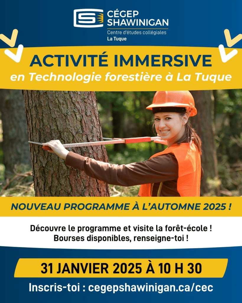 Demande d’admission en Technologie forestière